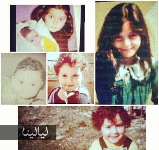صور قديمة لسيرين عبد النور وهي طفلة صغيرة