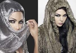 صور هيفاء وهبي بالحجاب 2014 haifa wehbe