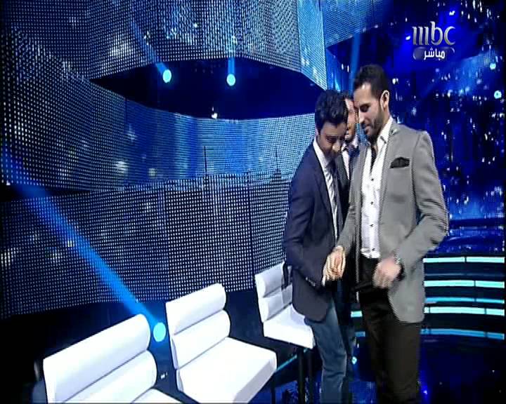 صور زياد خوري وعبدالكريم حمدان في مرحلة الخطر في الحلقة 22 من برنامج عرب ايدول 2