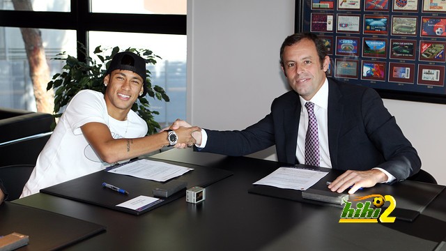 صور من توقيع عقد نيمار مع نادي برشلونة 2013