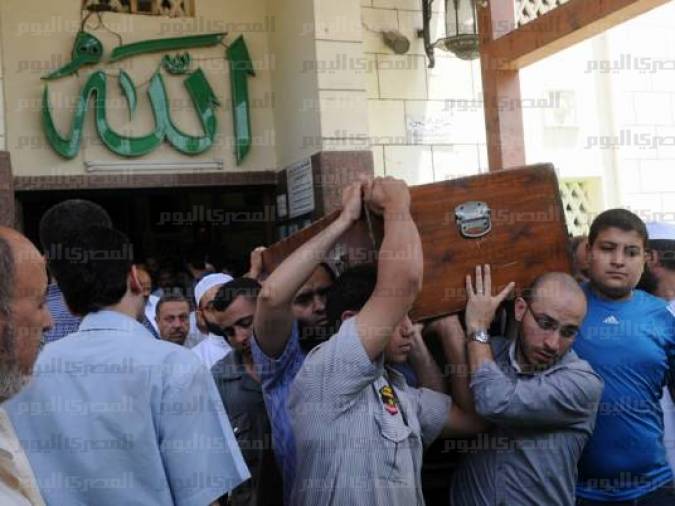 صور تشييع جنازة أحمد الريان من مسجد مصطفى محمود الجمعه 7/6/2013