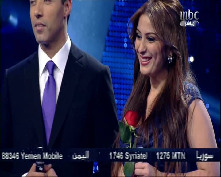 صور فرح يوسف في اغنية يا بدع الورد في برنامج عرب ايدول 2