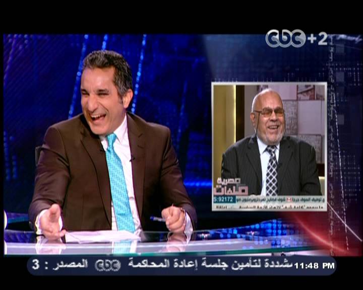 تعليقات باسم يوسف على سد النهضة الاثيوبي ووزير الري المصري 7/6/2013