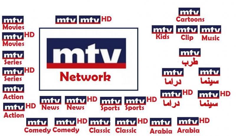 قريبا : باقة قنوات mtv اللبنانية