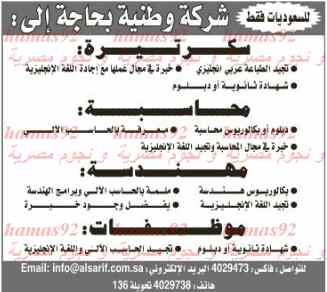 وظائف جريدة الرياض السعودية اليوم الجمعة 7-2-2014 , وظائف خالية في السعودية 7-4-1435