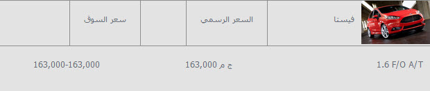أسعار سيارات فورد في مصر فبراير 2014