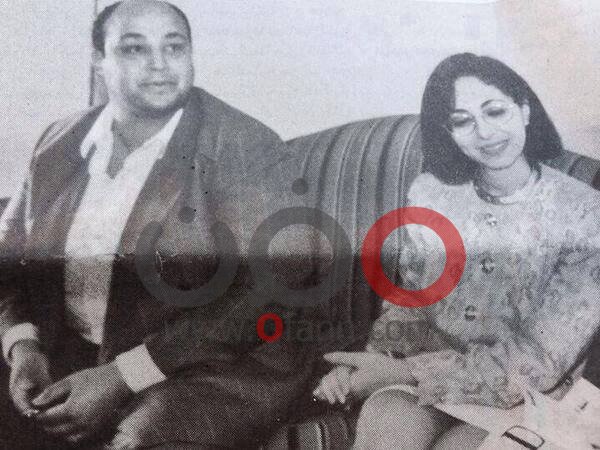 صورة قديمة ونادرة للاعلامي عمرو أديب مع زوجته لميس الحديدي