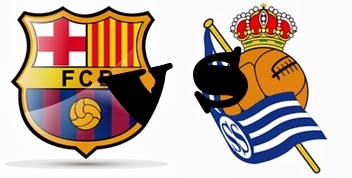 موعد وتوقيت مباراة برشلونة وريال سوسييداد اليوم الاربعاء 12/2/2014 ،، barcelona vs real sociedad