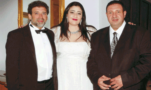 صور زوجة المخرج خالد يوسف ،، صور خالد يوسف مع زوجته 2014