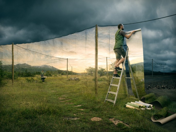بالصور فنان سويدى يحول المشاهد الحقيقية إلى وهمية باستخدام الفوتوشوب