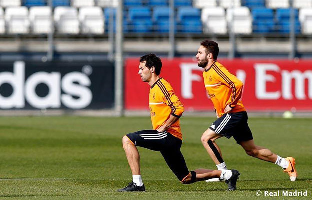 صور تدريبات ريال مدريد استعدادا لمباراة خيتافى يوم الاحد 16-2-2014