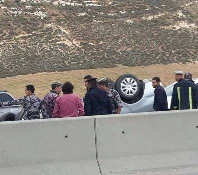 أخبار الاردن .. صور حادث السير على طريق المطار اليوم السبت 15-2-2014
