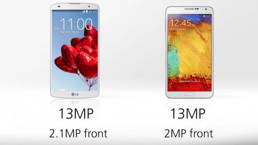 بالصور مقارنة بين هاتف LG G Pro 2 و Galaxy Note 3