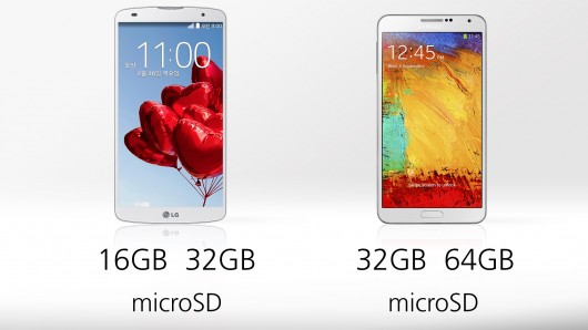 بالصور مقارنة بين هاتف LG G Pro 2 و Galaxy Note 3