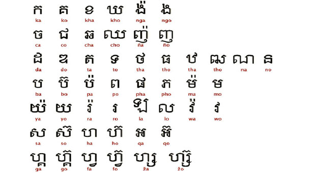 هل تعلم ؟؟ ان اللغة الكمبودية - الخميرية تحتوى على أكبر عدد من الأحرف