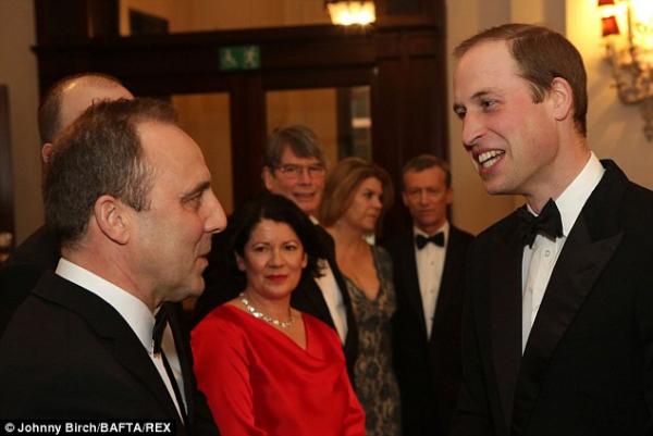 صور الأمير ويليام في حفل توزع جوائز bafta في لندن