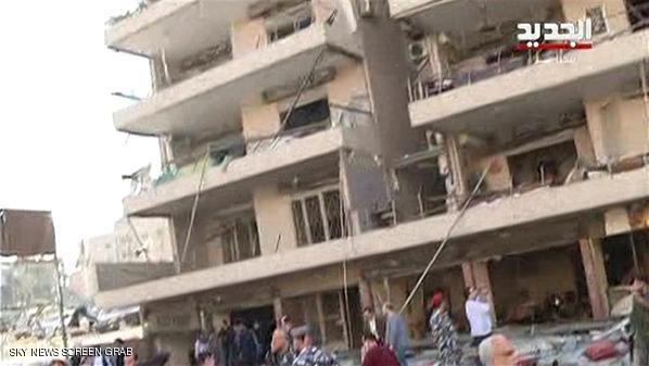 انفجار الضاحية الجنوبية في بيروت اليوم الاربعاء 19/2/2014