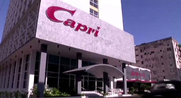 بالفيديو إعادة افتتاح فندق كابرى في هافانا ,, أهم فنادق المافيا الكوبية