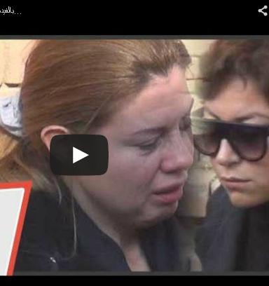 بالفيديو شاهد بكاء رانيا فريد شوقي في جنازة فريد المرشدي
