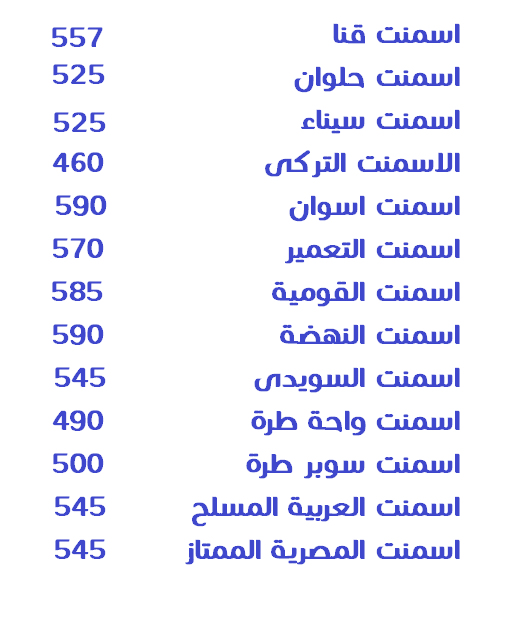 أسعار الحديد والاسمنت في مصر اليوم الجمعة 21-2-2014