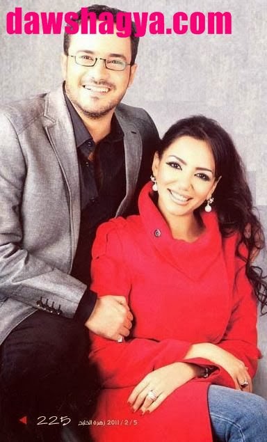 صور زوجة محمد رجب 2014 , صور محمد رجب مع زوجته السعودية 2014