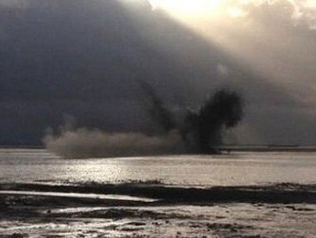بالصور عاصفة بريطانيا تكشف عن الدفاعات المضادة للدبابات