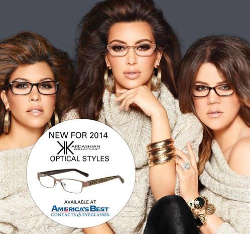 صور الأخوات كارداشيان في اعلان نظارات جديد