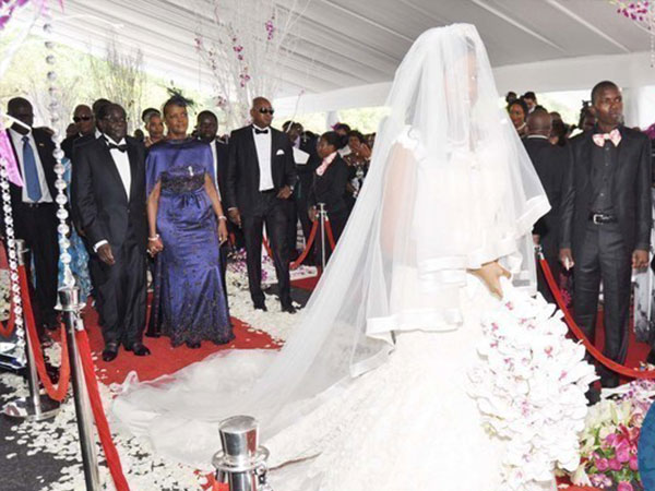 صور حفل زفاف ابنة رئيس زيمبابوي بتكلفة 5 مليون دولار