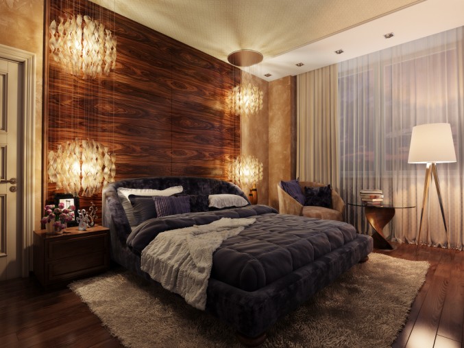 صور ديكورات غرفة نوم من الخشب عالموضة 2014 , صور غرف نوم خشبية مودرن 2014
