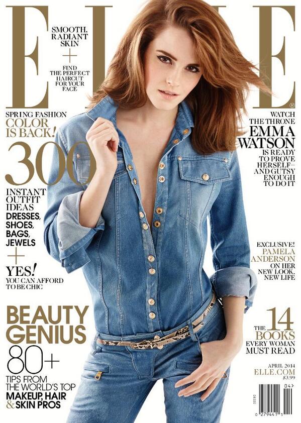 صور إيما واتسون على مجلة Elle أبريل 2014 , أحدث صور إيما واتسون 2015 Emma Watson
