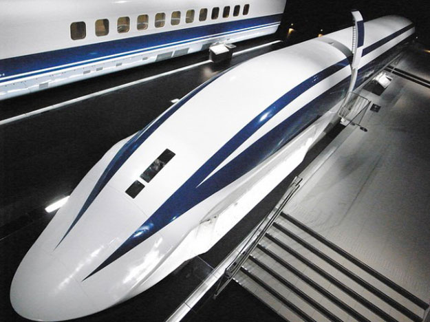 صور أسرع قطار في العالم سنة 2027 في اليابان , صور وفيديو
