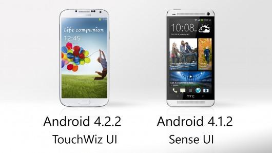 تقرير - مقارنة بين هاتف Galaxy S4 و هاتف HTC One مع المواصفات