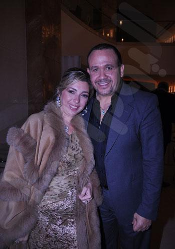 صور جيجى زوجة هشام عباس 2014 , صور هشام عباس مع زوجته 2014