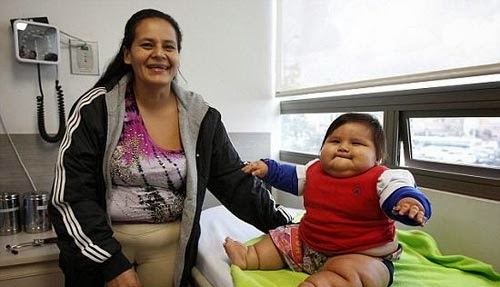 صور اضخم طفل رضيع في العالم بكولومبيا وزنه 20 كيلوجراماً