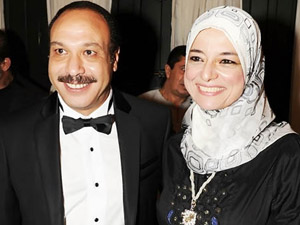 صور خالد صالح مع ابنته وزوجته , صور عائلة الفنان خالد صالح 2014