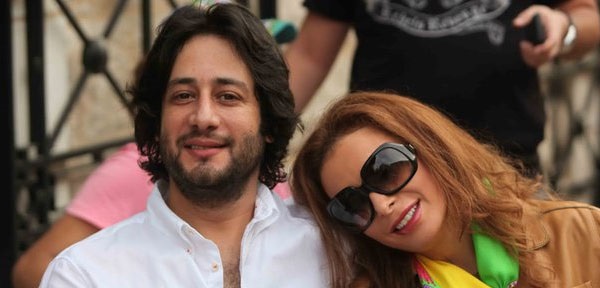 صور زوج الفنانة امل حجازى , صور أمل حجازي مع زوجها 2014