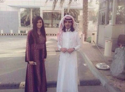بالصور شاب سعودي يسافر الى دبي ليقابل علا الفارس