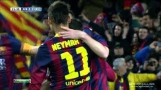 هدف برشلونة الثاني - ميسي في سلتا فيغو ، اليوم الاربعاء 26-3-2014