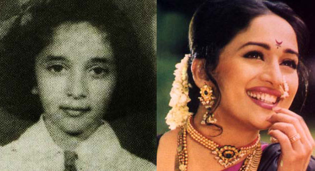 صور النجمة الهندية مادهورى ديسكيت وهي طفلة صغيرة