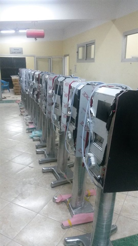 صور أجهزة علاج فايروس سي والإيدز , من القوات المسلحة المصرية