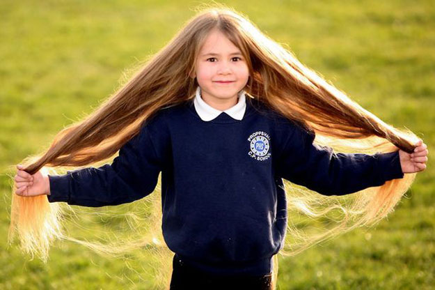 صور صاحبة أطول شعر فى العالم ، Sophie Fieldhouse