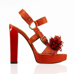 اجمل احذية حمراء 2015 , تشكيلة صور احذية حمرة 2015 , مجموعة احذية كعب عالي احمر 2015