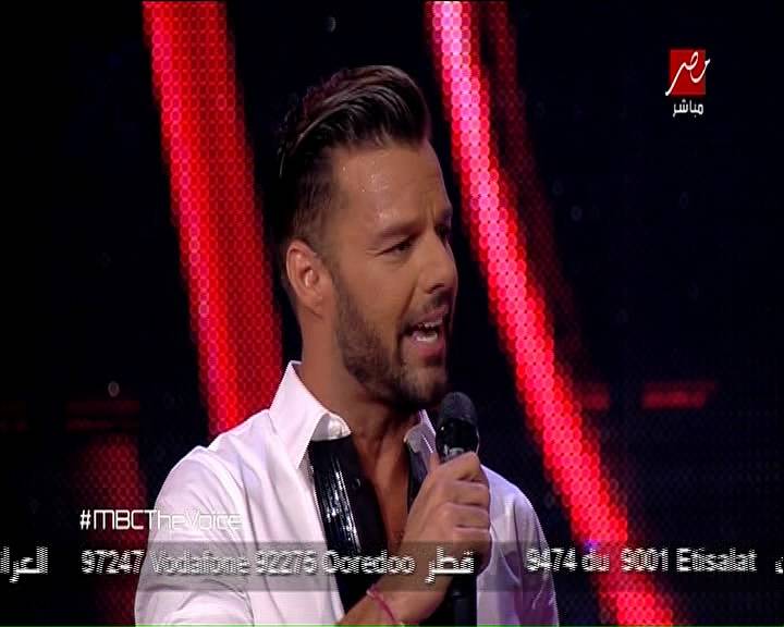 صور ريكي مارتن Ricky Martin في برنامج ذا فويس الحلقة الاخيرة اليوم السبت 29/3/2014 ThE Voice