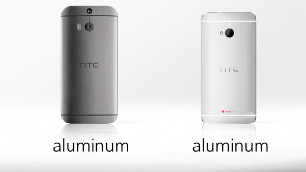 بالصور مقارنة بين هاتف htc one و htc m8 مع السعر والمواصفات