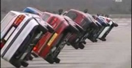 بالفيديو شاهد أغرب استعراض للسيارات في العالم