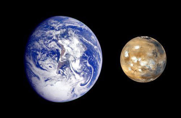 اليوم 14 أبريل المريخ فى أقرب نقطة من الأرض وخسوف كلي للقمر 2014