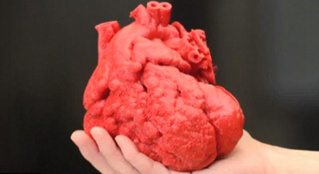 بالفيديو اختراع طابعة 3d مطورة لطباعة قلب إنسان بالكامل