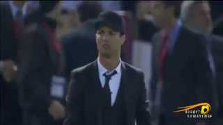 بالفيديو كريستيانو رونالدو يواسي ليونيل ميسي بعد الخسارة في نهائي كأس اسبانيا 2014