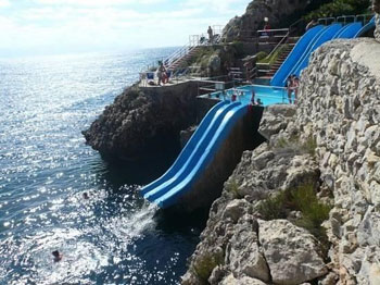 صور حمامات التزلج المائية في فندق سيتا ديل مار إيطاليا