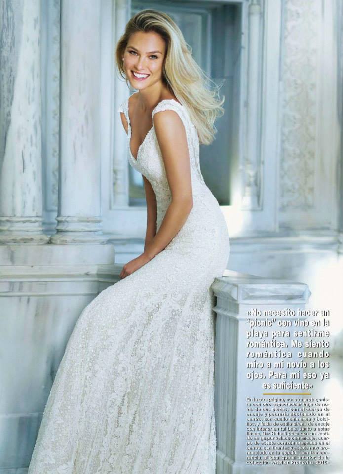 صور بار رفائيلي بفستان الزفاف على مجلة Hola مايو 2014